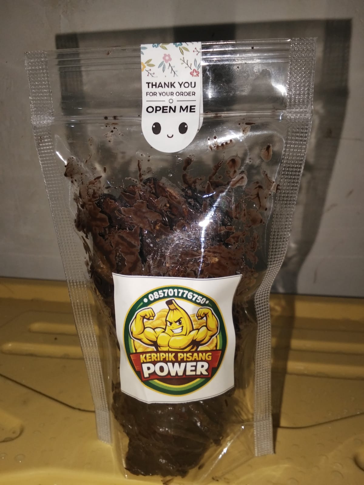 Kripik Pisang Cokelat